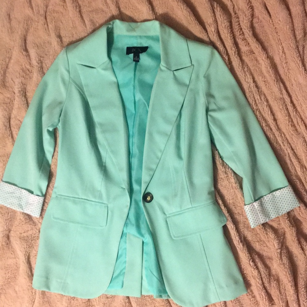 Teal blazer